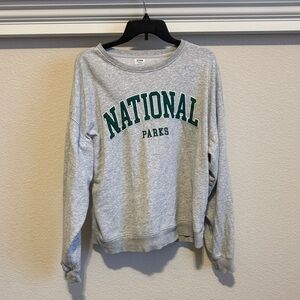 Cotton On Gray National Parks Women's Sweater